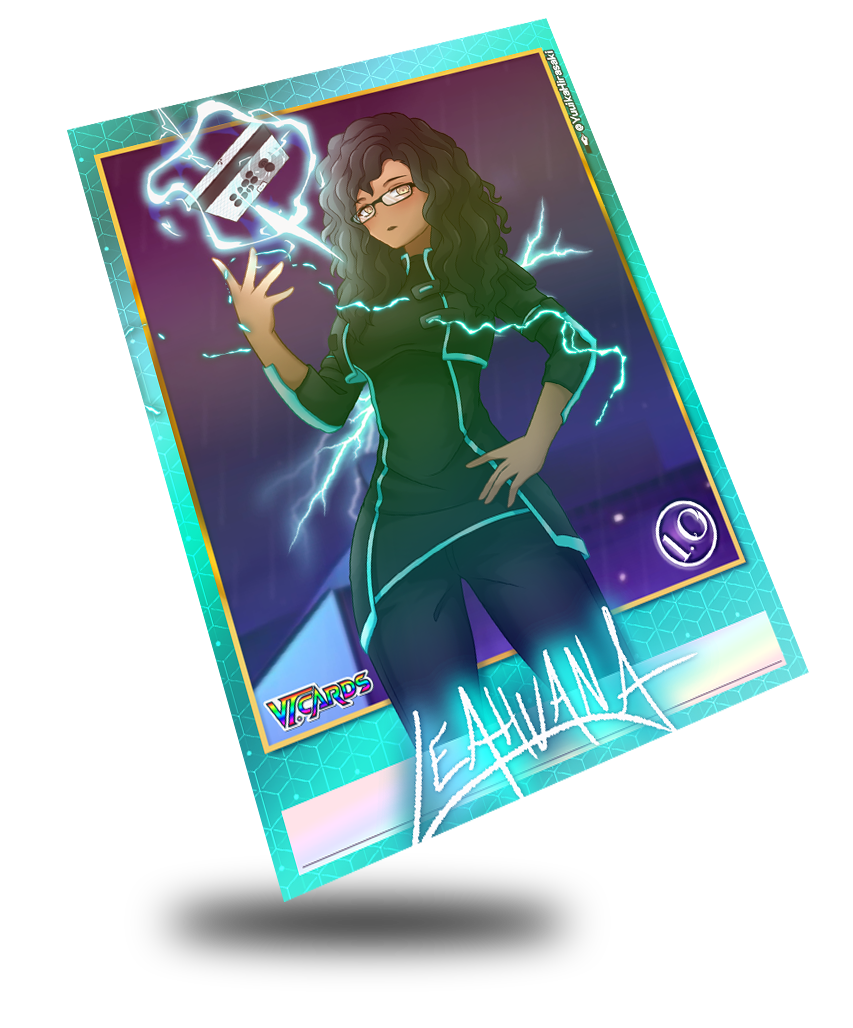 Leahvana Tech-Witch, Vtuber Trading Card