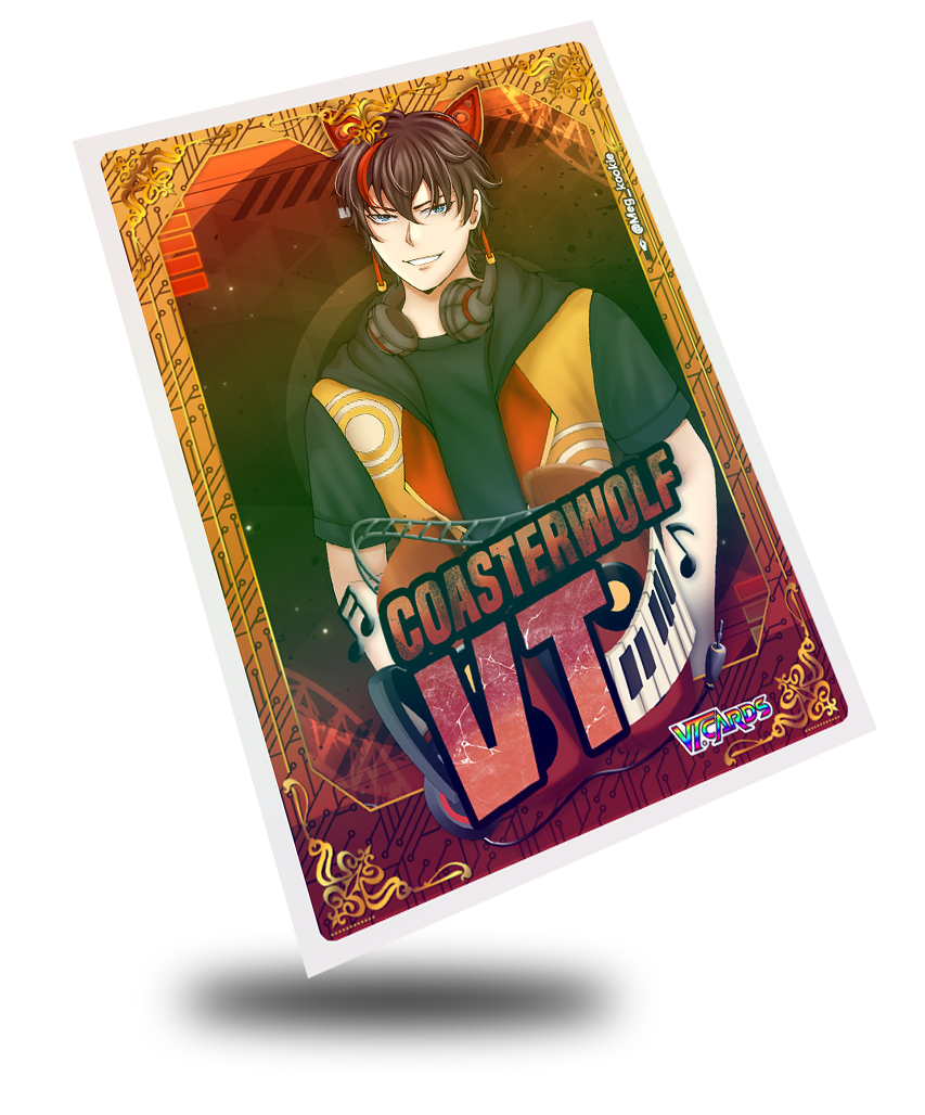 Coaster Wolf Regal, Vtuber Trading Card