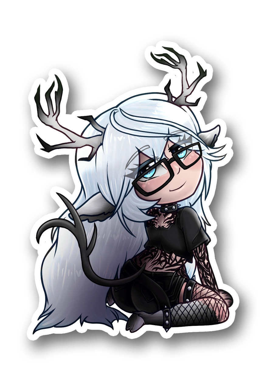 Muse Mallow Chibi Style, Vtuber Sticker