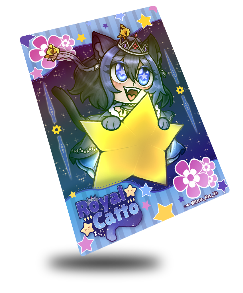 RoyalCatto Chibi Style, Vtuber Trading Card