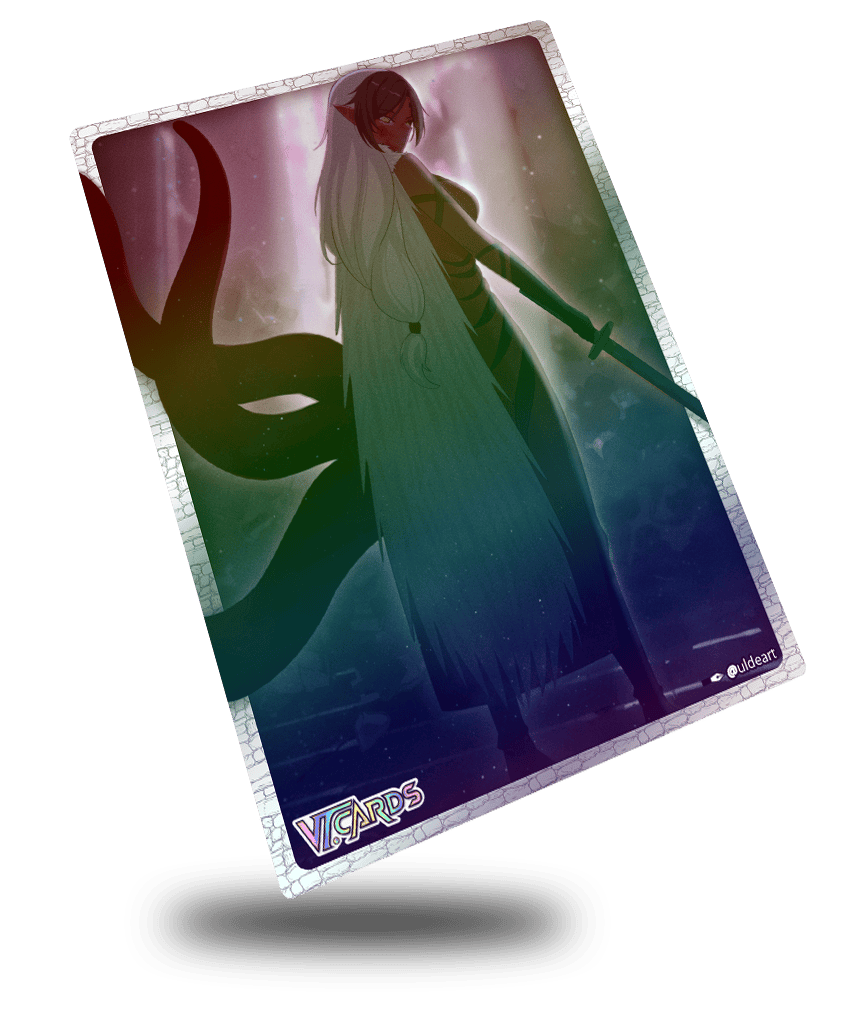 Pride Cruels Art Showcase Sword, Vtuber Trading Card