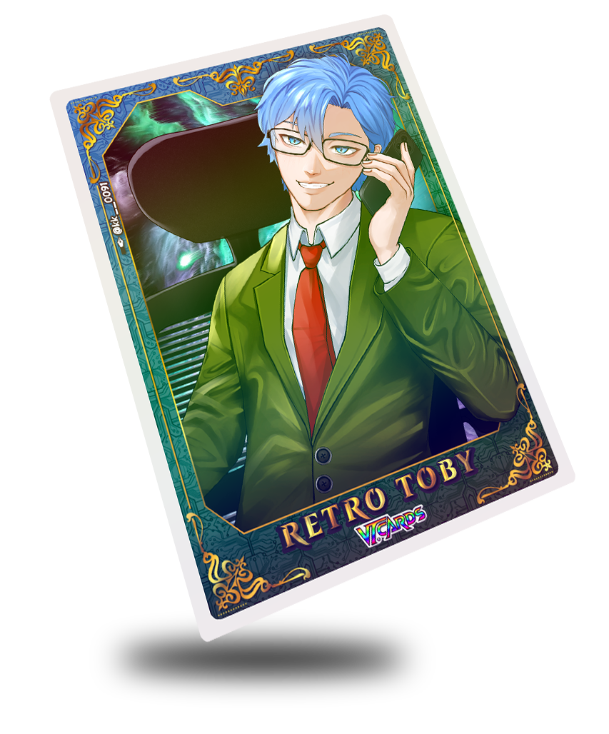 Retro Toby Regal, Vtuber Trading Card