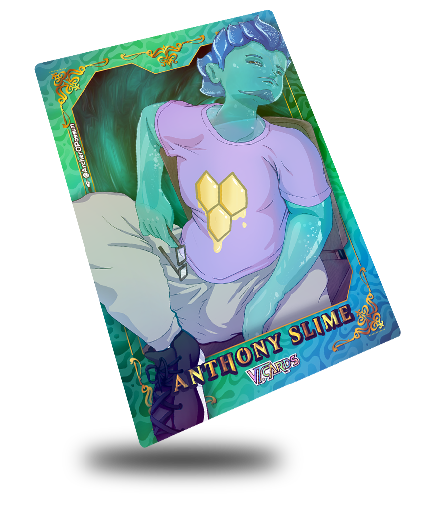 Anthony Slime Stripped Down Regal, Vtuber Trading Card
