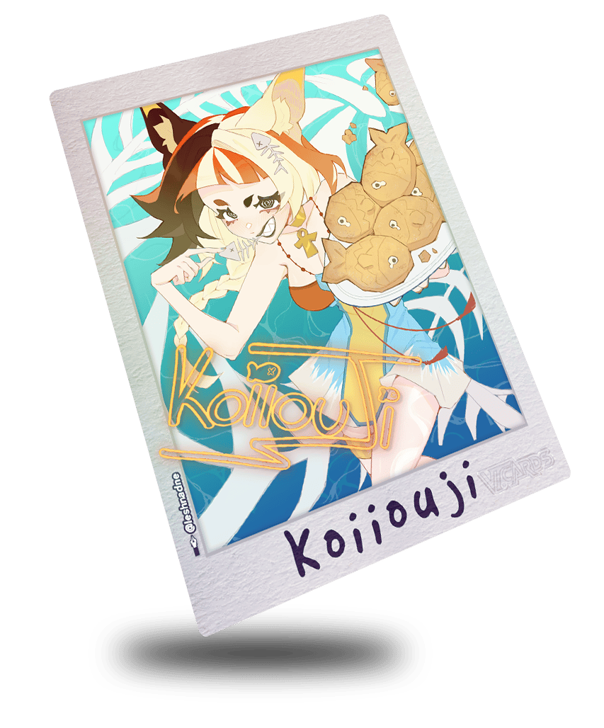 Koiiouji Polaroid Style, Vtuber Trading Card