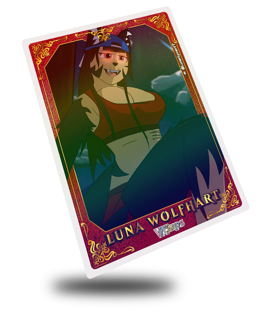 Luna Wolfhart Regal, Vtuber Trading Card
