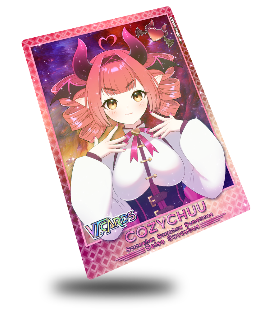 CozyChuu Seiso Succubus, Vtuber Trading Card