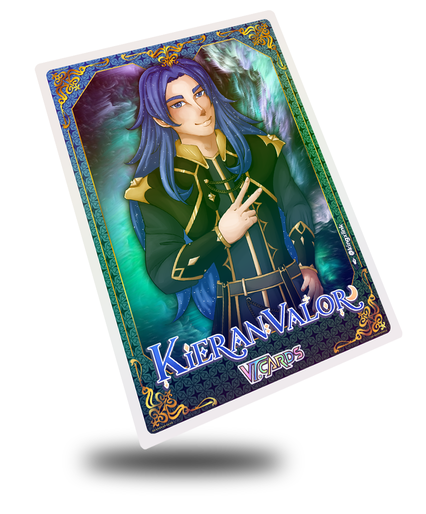 Kieran Valor Regal, Vtuber Trading Card