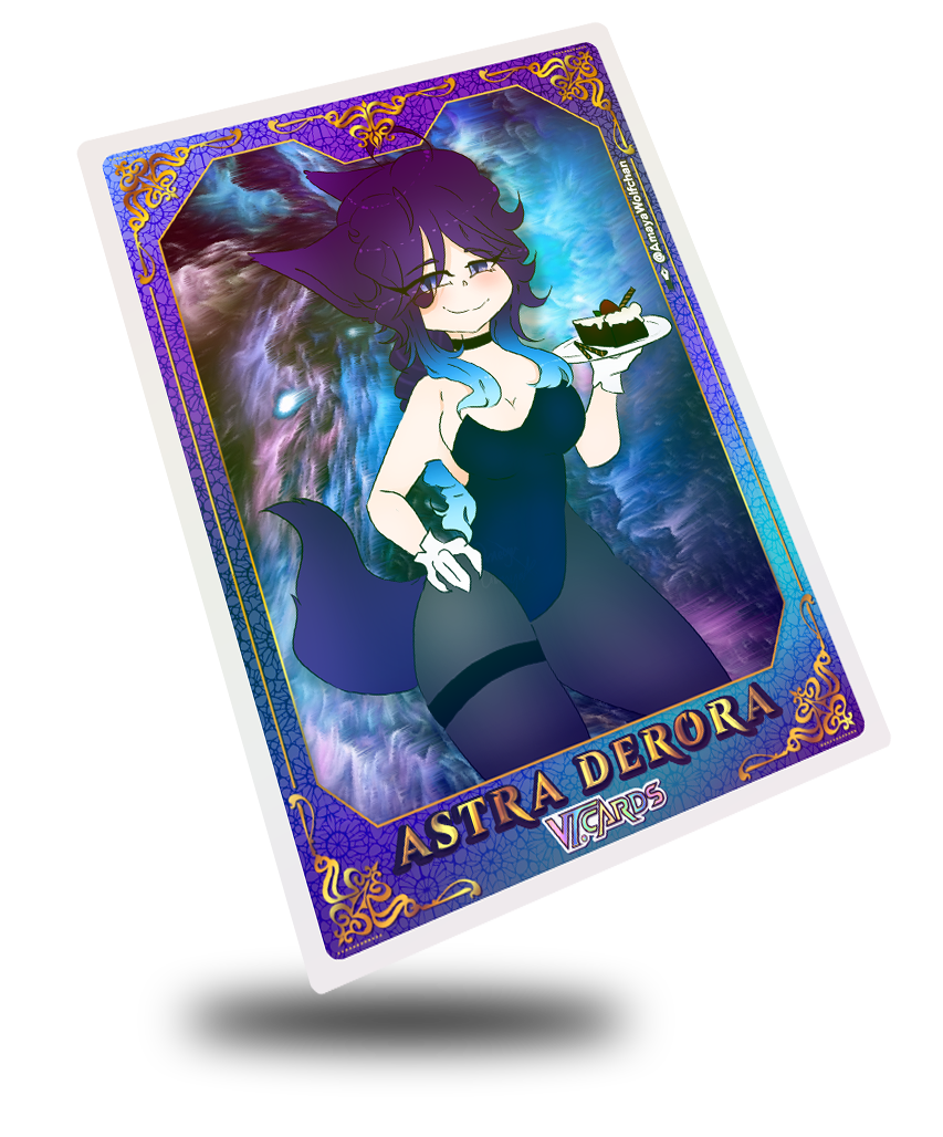 Astra Derora Regal Style, Vtuber Trading Card