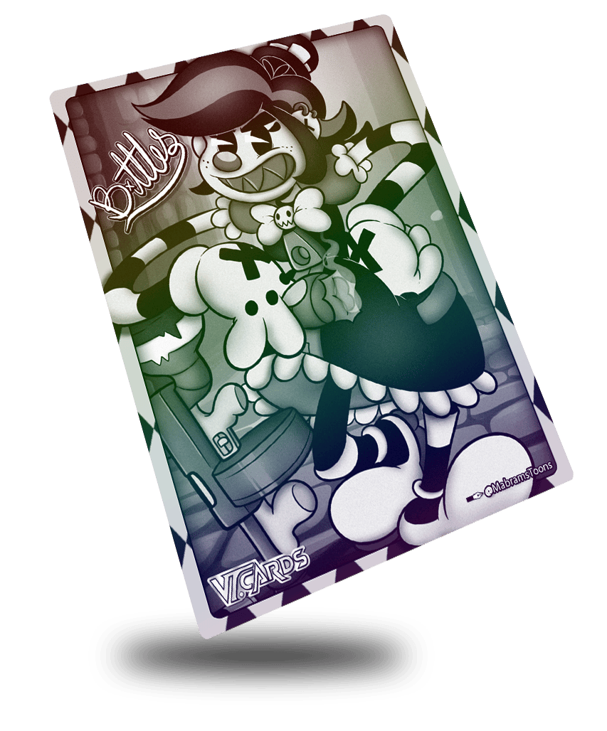 Bittles Artwork Showcase Style, Vtuber Trading Card