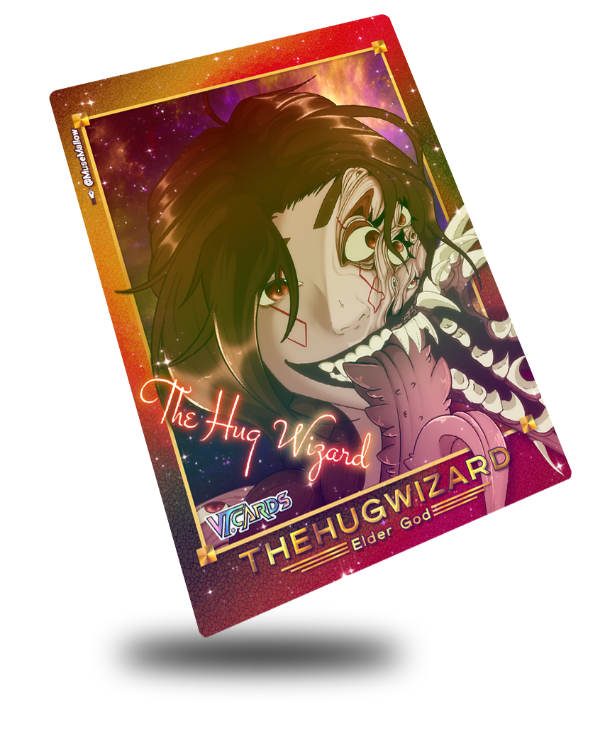 TheHugWizard Idol Signature Style, Vtuber Trading Card