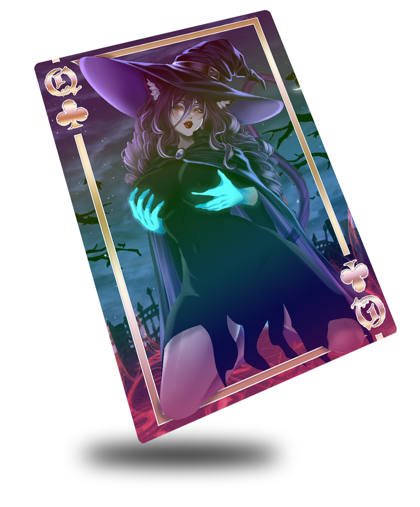 AmaraHugs Playing Card Style, Vtuber Trading Card