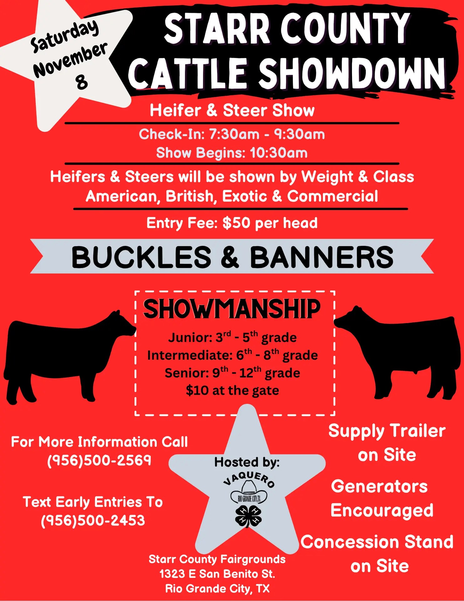 STARR County Cattle Showdown Nov. 8