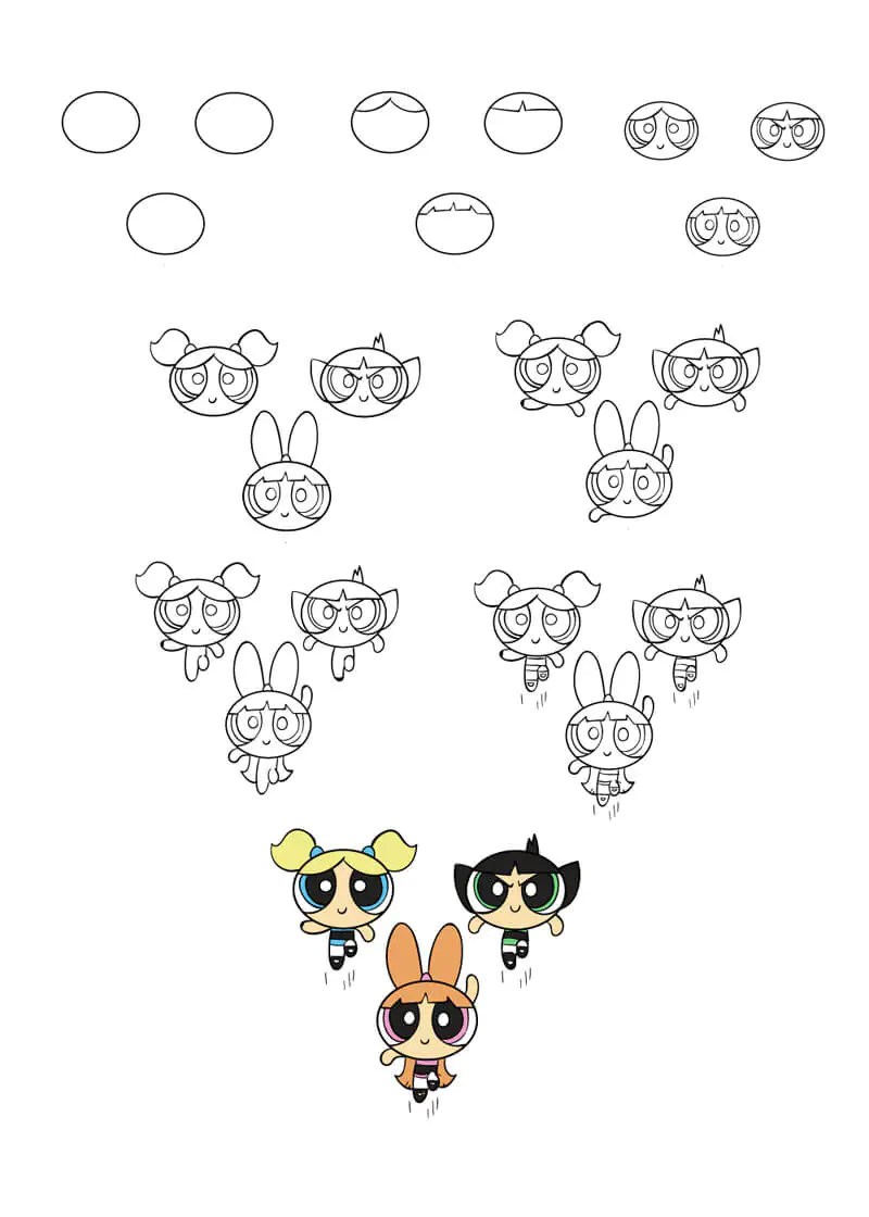 рисуем крошка