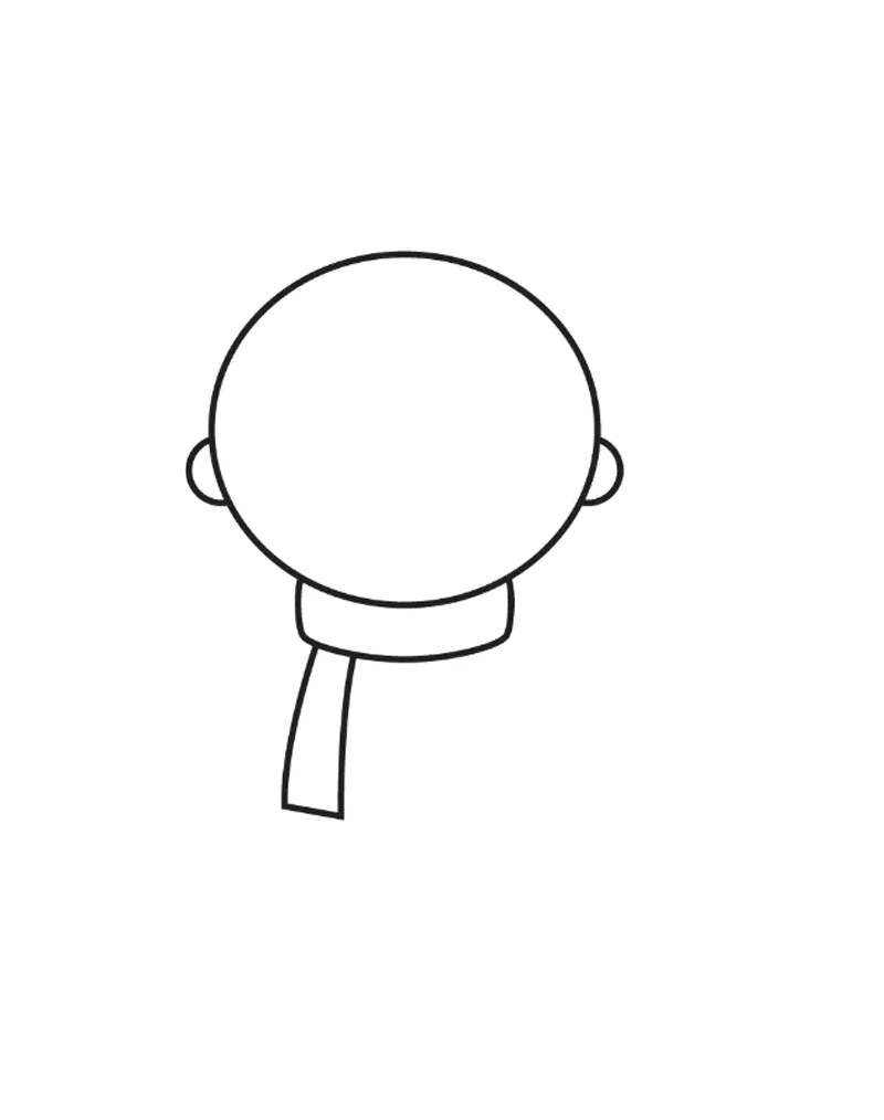 как нарисовать мультяшного гарри поттера