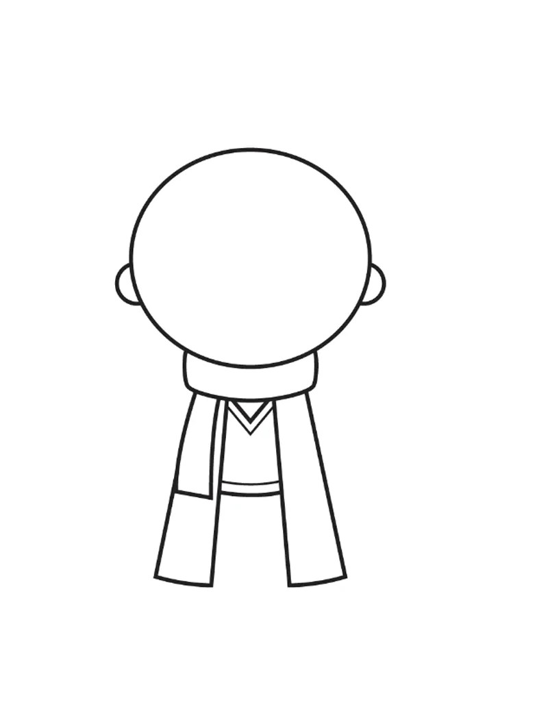 как легко нарисовать портрет гарри поттера