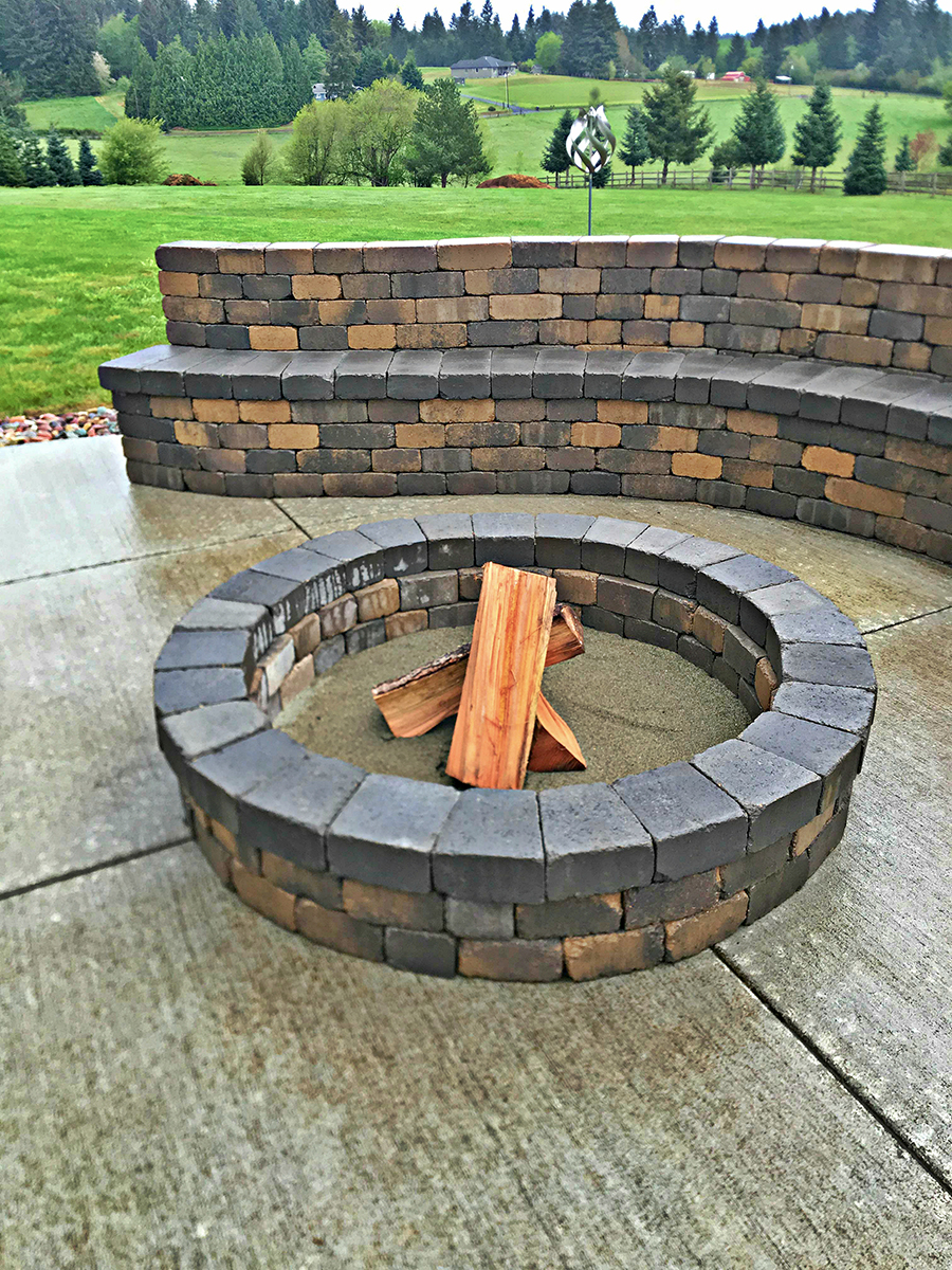 Fire pits and fire places