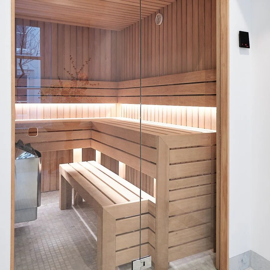 small custom sauna