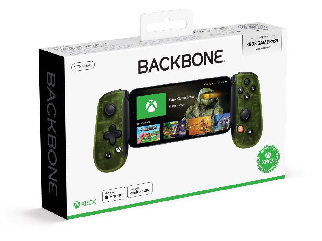 Backbone One Xbox Edition game controller box and packaging