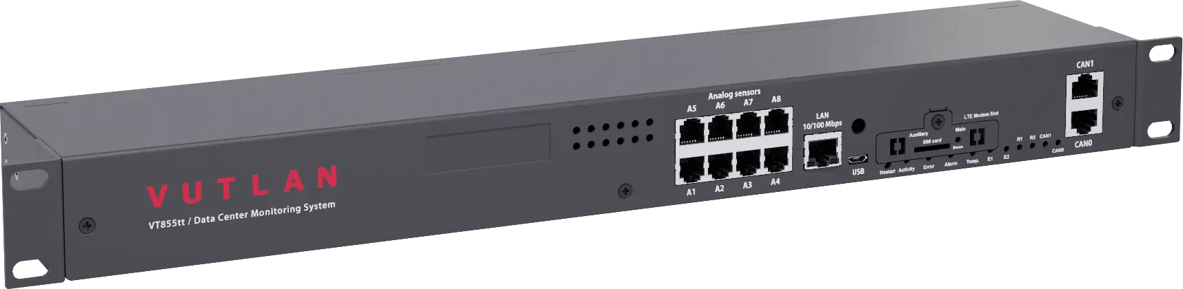 VT855tt Data Center Monitoring System (front side)