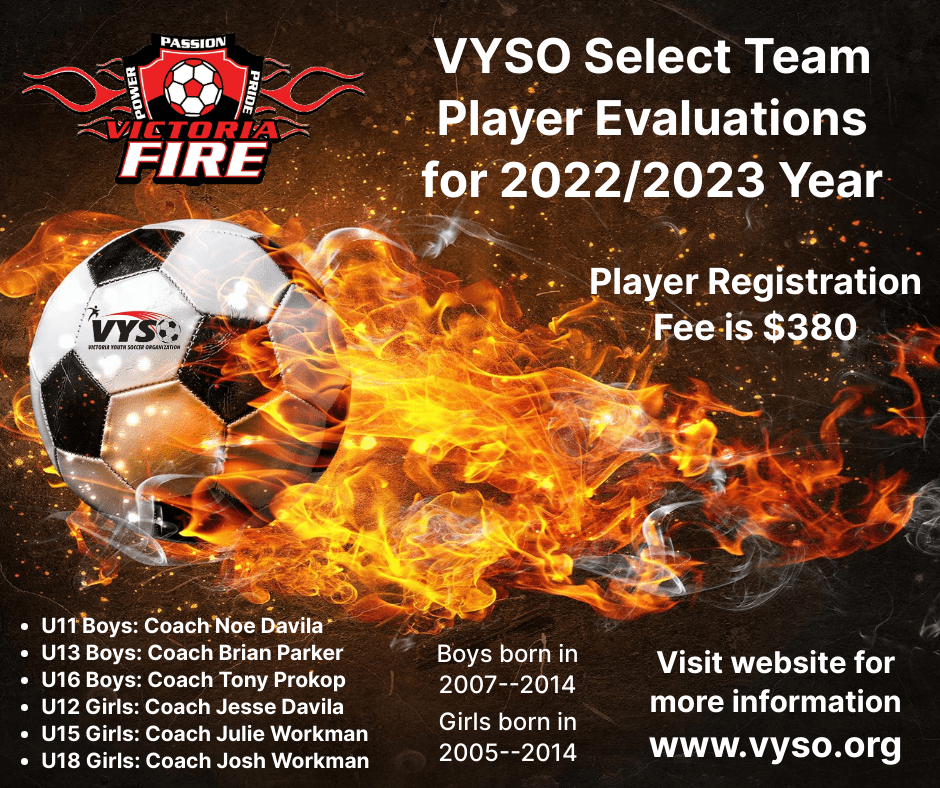 Stysa Tournament 2023 Victoria Fire Select Teams For 2022/2023 Year – Victoria Youth Soccer Organization