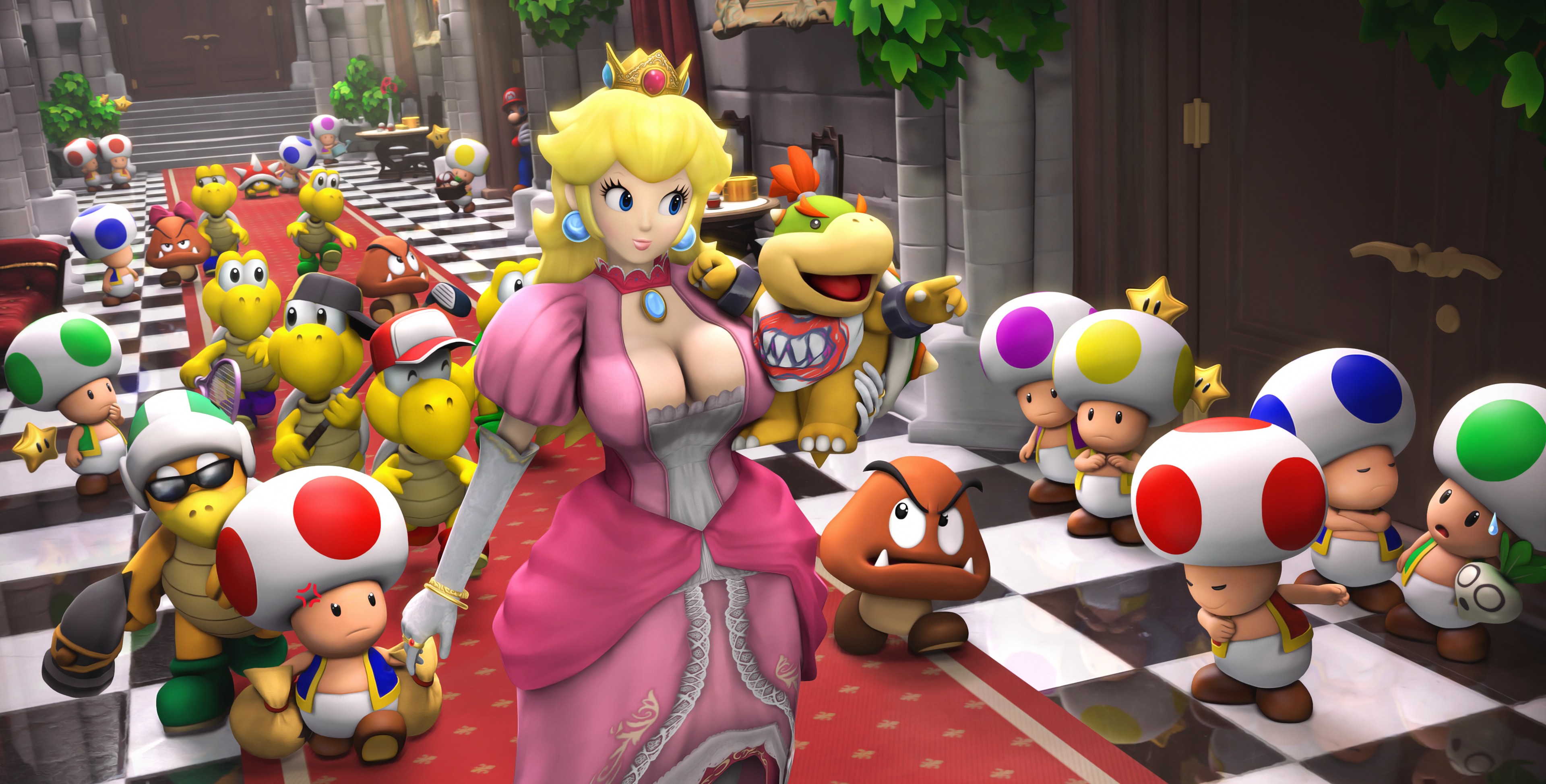 Princess Peach Boobs