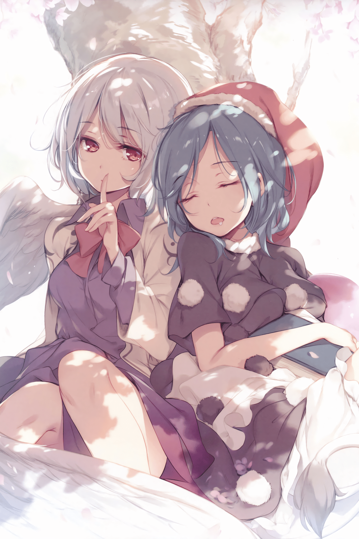 phone, anime girls, sleeping, silent, white 1171x1757 on anime sleep wallpapers