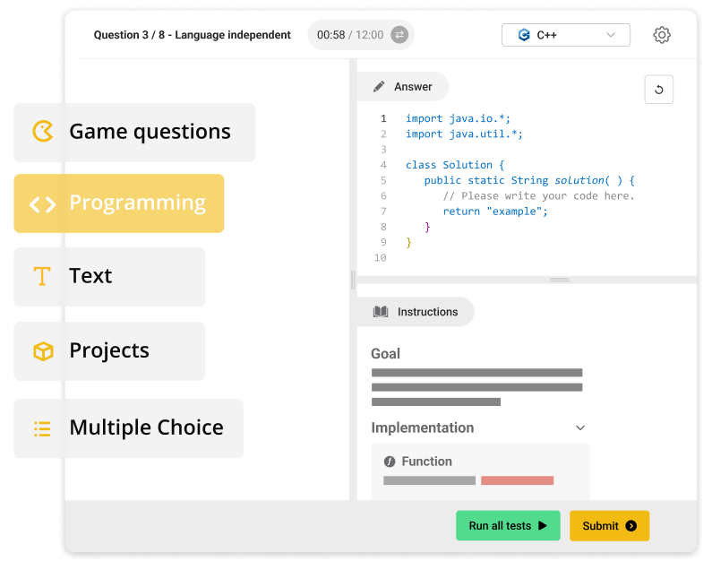 Coderpad Screen Click Along Building Your First Tech Assessment Coderpad - Premium Ultra HD Landscape Images | Free Download