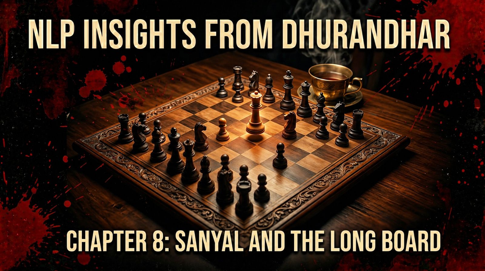 Jaskirat is the blade. Sanyal is the hand that sharpens, positions, and aims. Without him, the blade is just a loose weapon. Chapter 8 of a ten-part NLP-lens reading of Dhurandhar. Some moves are made by blades. Some by the ones handling the blades.