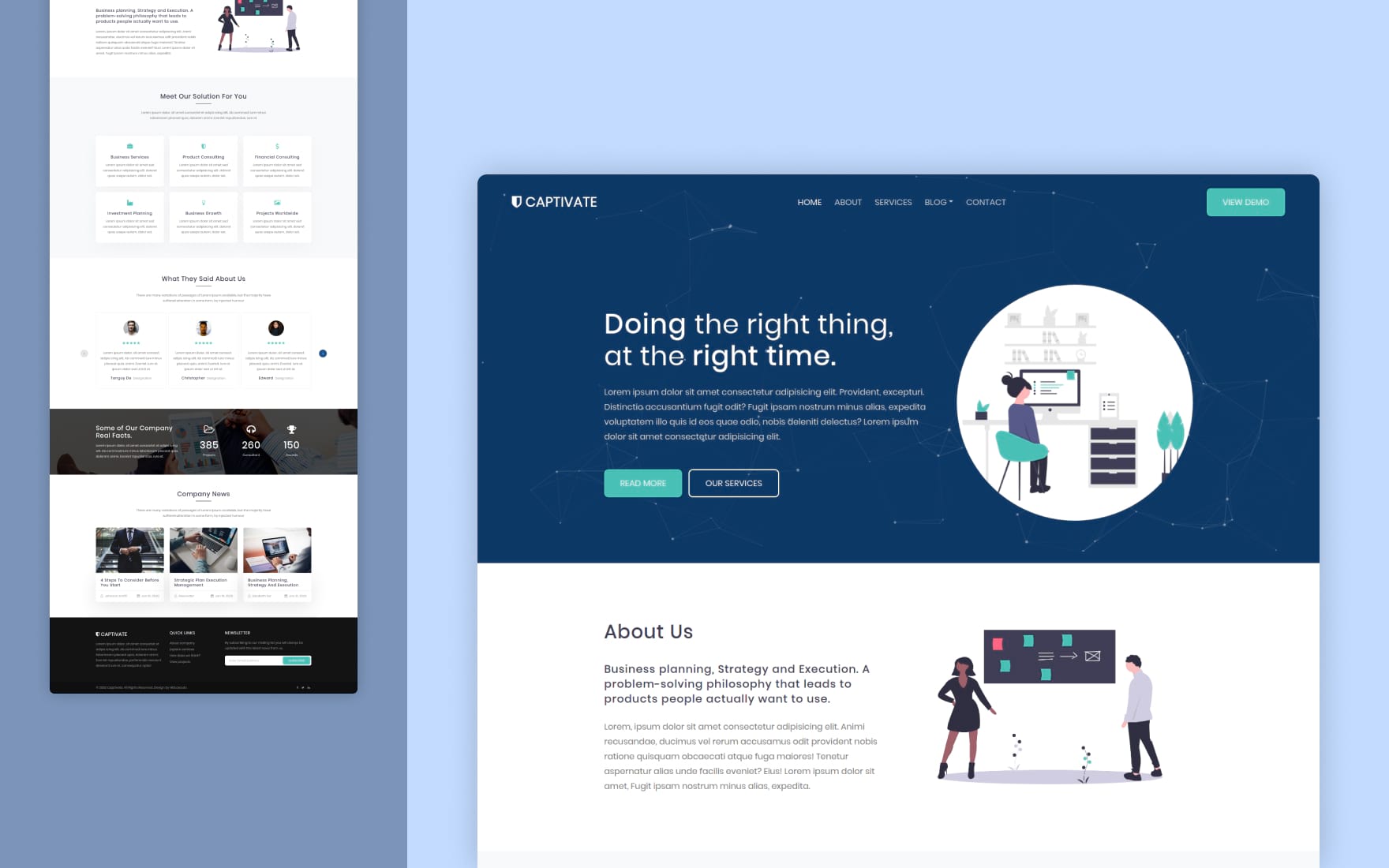 Corporate Website Templates Company Web Template W3layouts