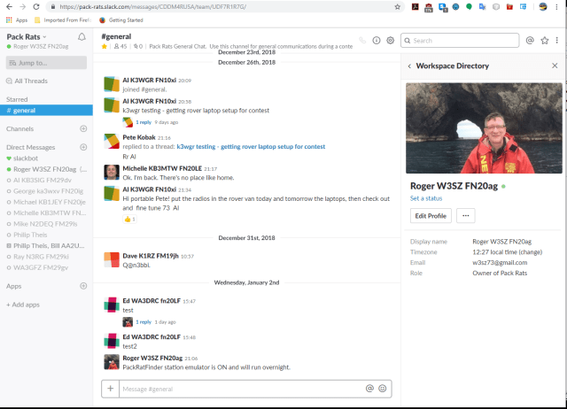 Slack Profile