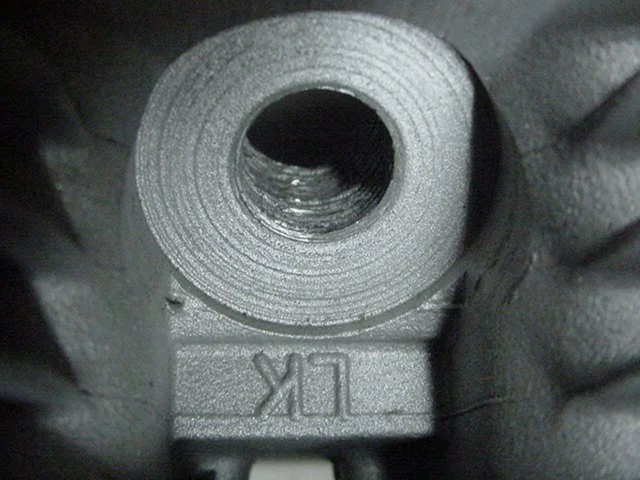 Bmw /2 motorcycle cylinder heads, butterheads, loose spark plug inserts
