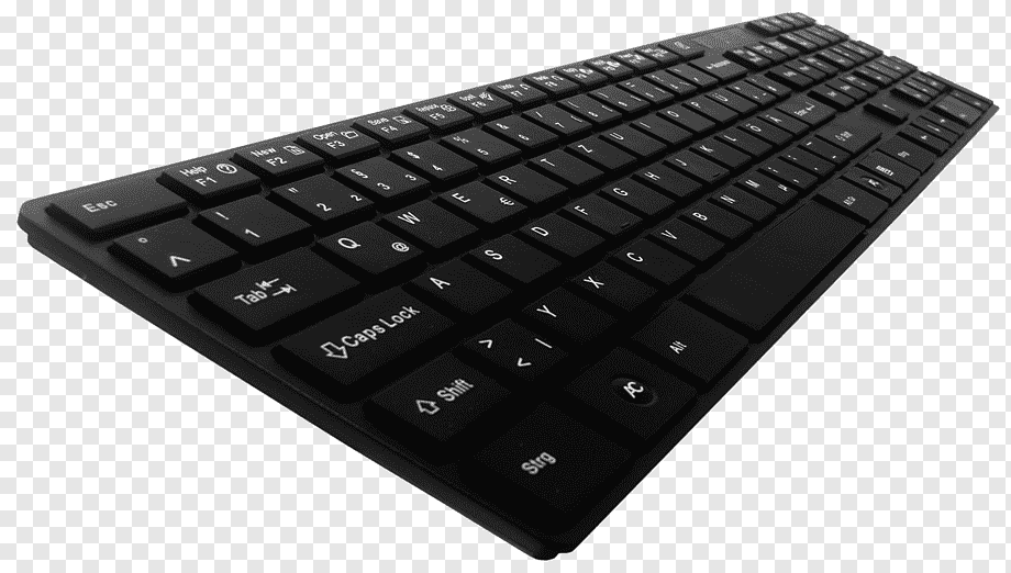 Keyboard komputer Mouse komputer Tombol fungsi, keyboard, elektronik,  netbook, Keyboard komputer png | PNGWing