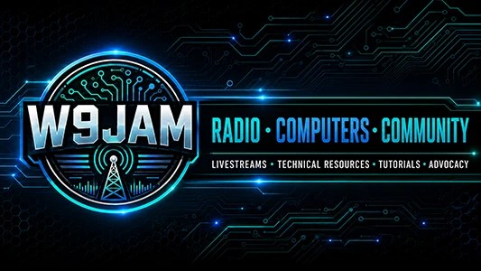 New W9JAM Web Banner for the website