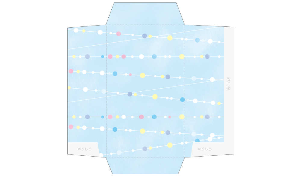 夏祭りの水ふうせん柄のポチ袋 | 和てんぷ｜和てんぷ
