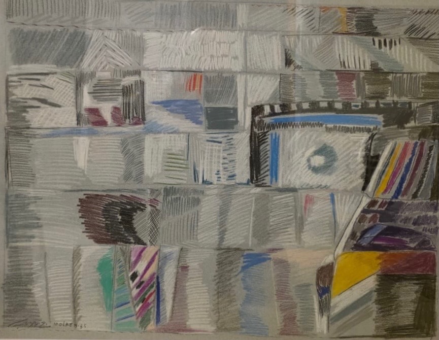 Lot #156 — Jamil Molaeb — Abstraction — 1985