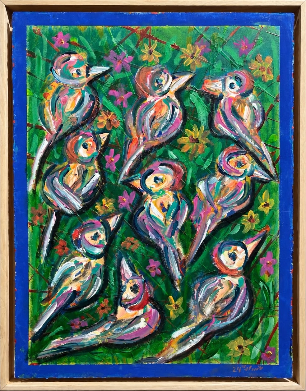 Lot #119 — Ghassan Ouais — Birds — 2024