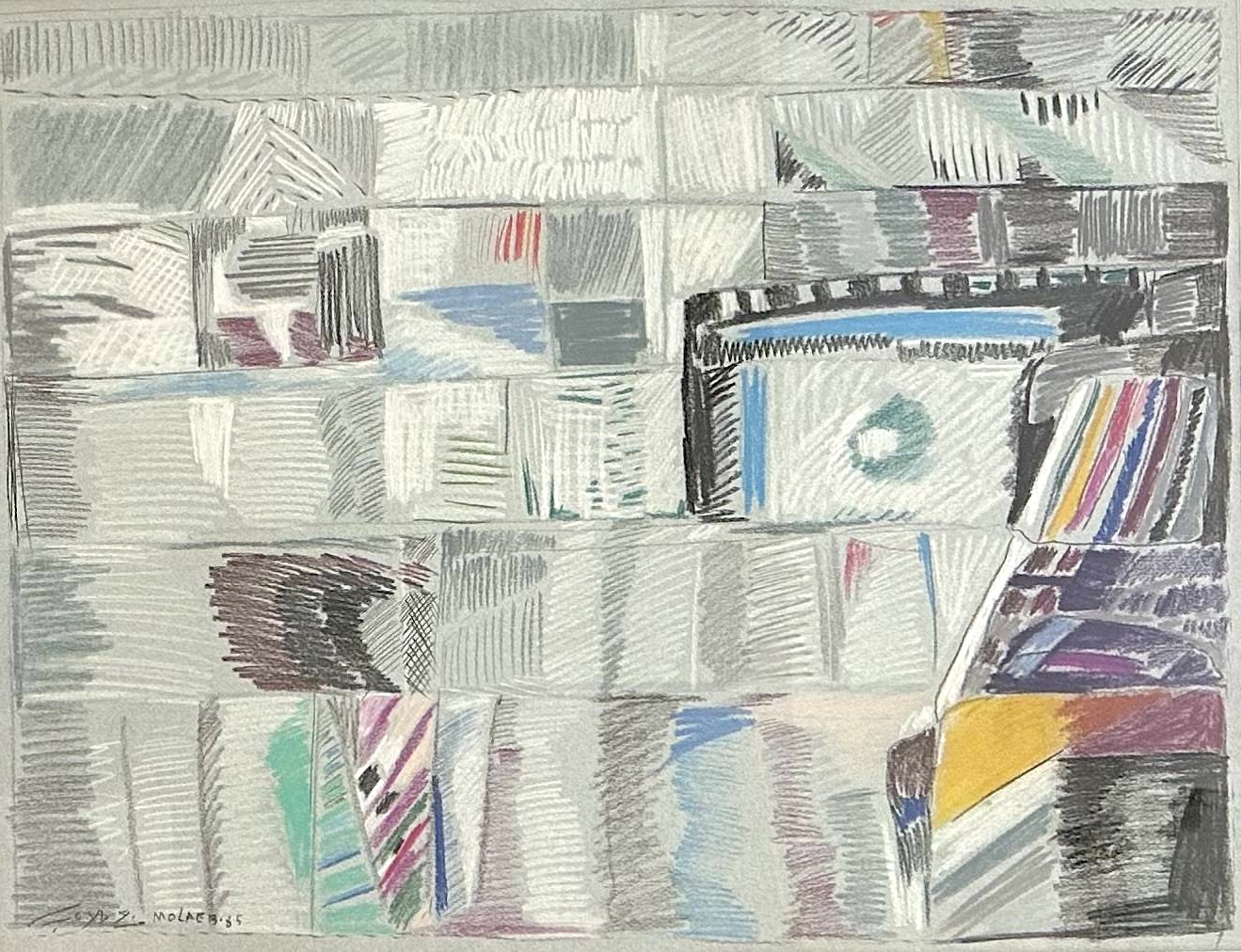 Jamil Molaeb — Abstraction — 1985