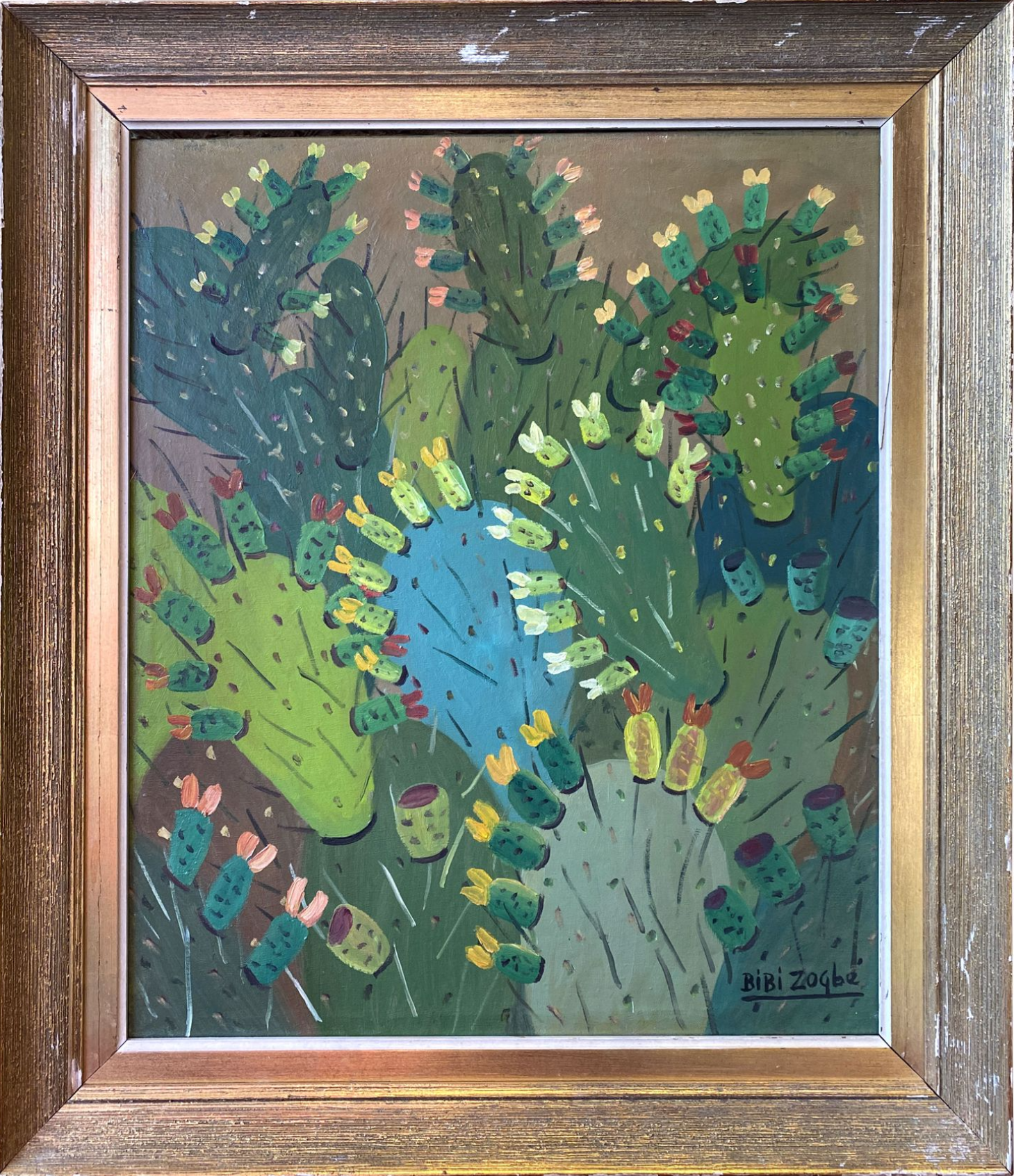 Lot #54 — Bibi Zogbé — Cactus — 1968