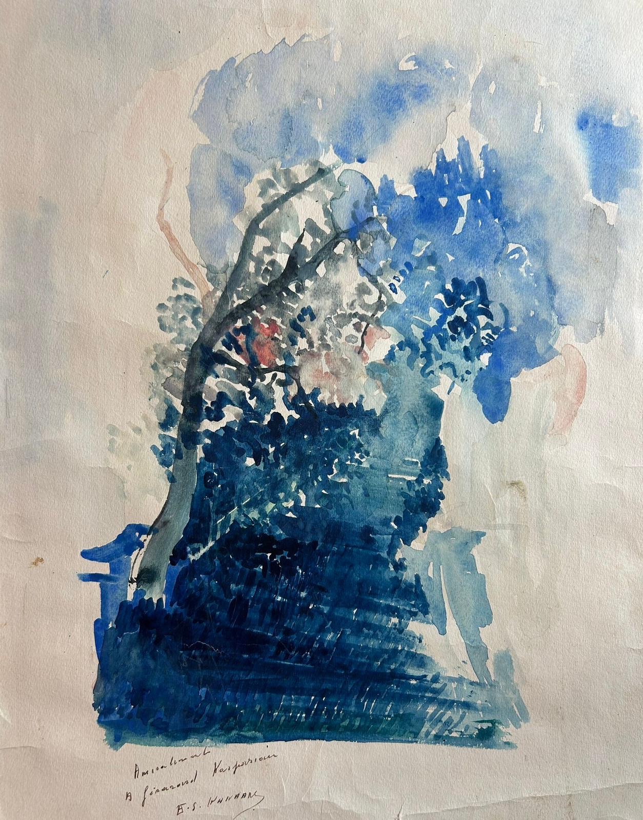 Lot #13 — Elie Kanaan — Les arbres bleus