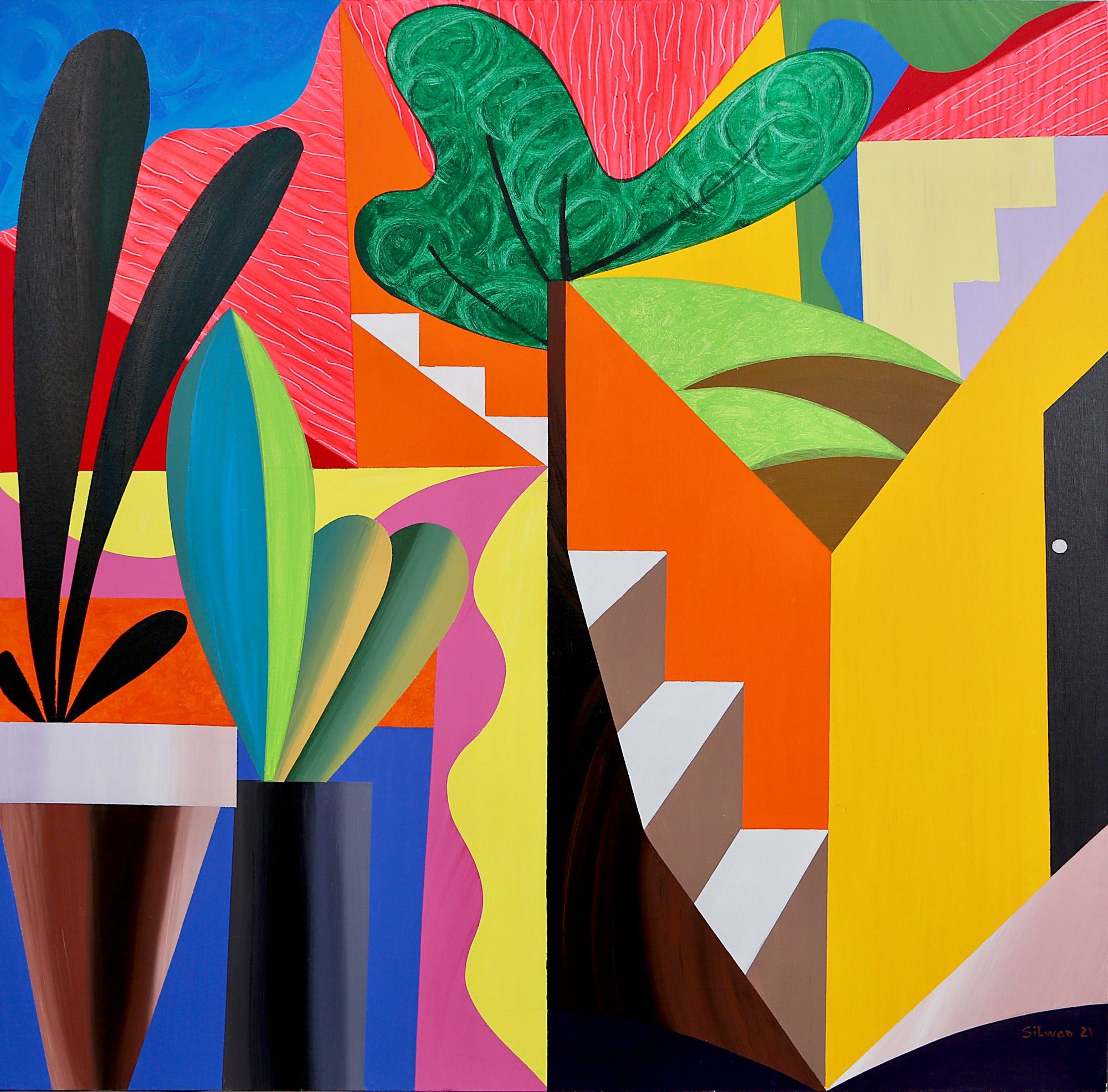 Silwan Ibrahim — All stairs and a door apart — 2021