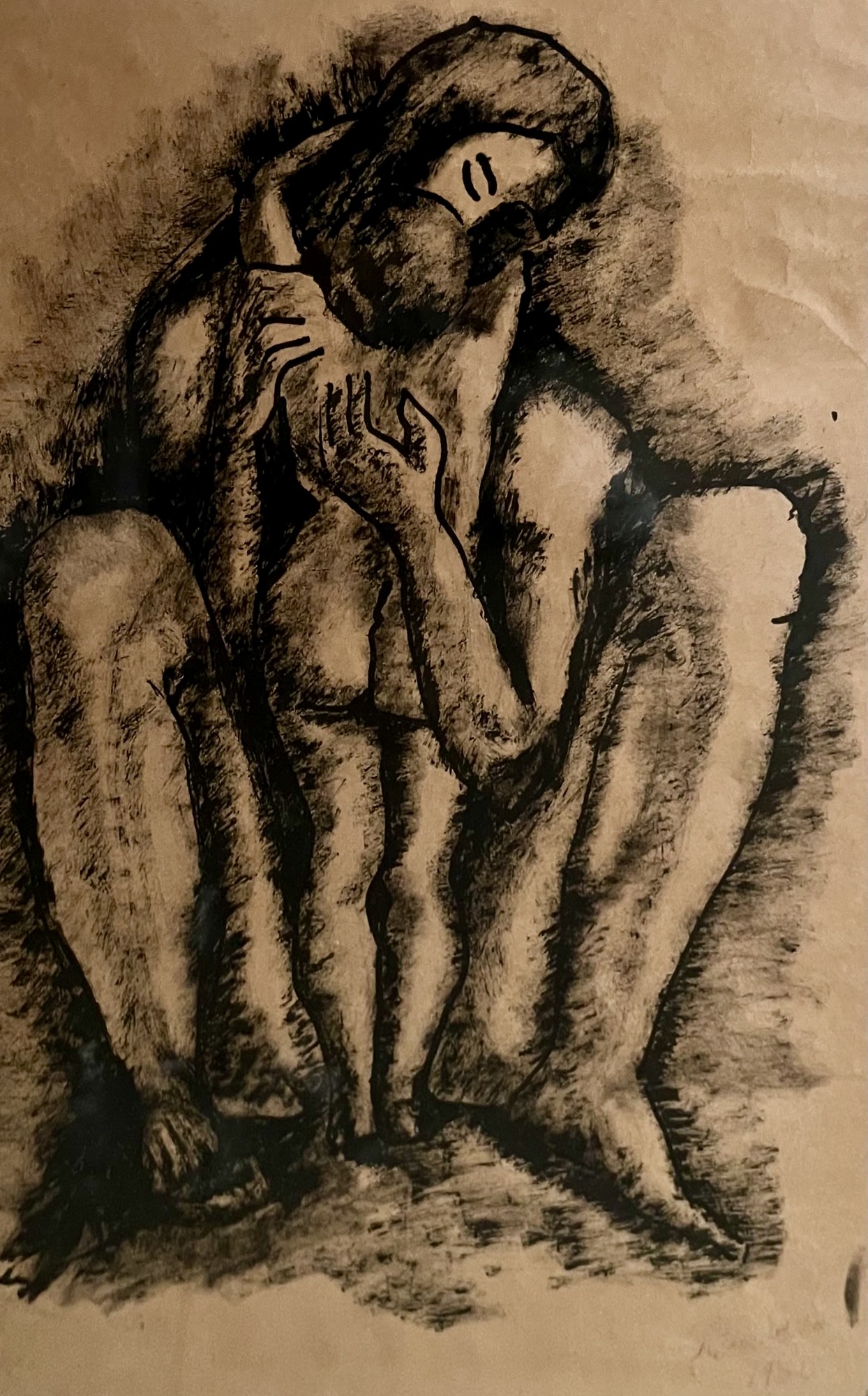 Michel Basbous — Mother & Her Child — 1956