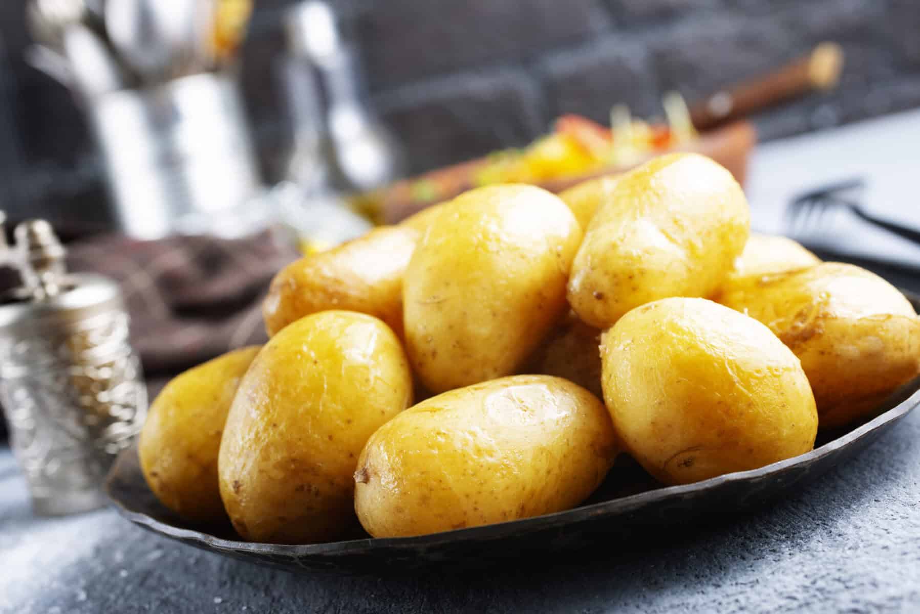 Boiled potato