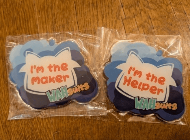 Custom acrylic pin badges