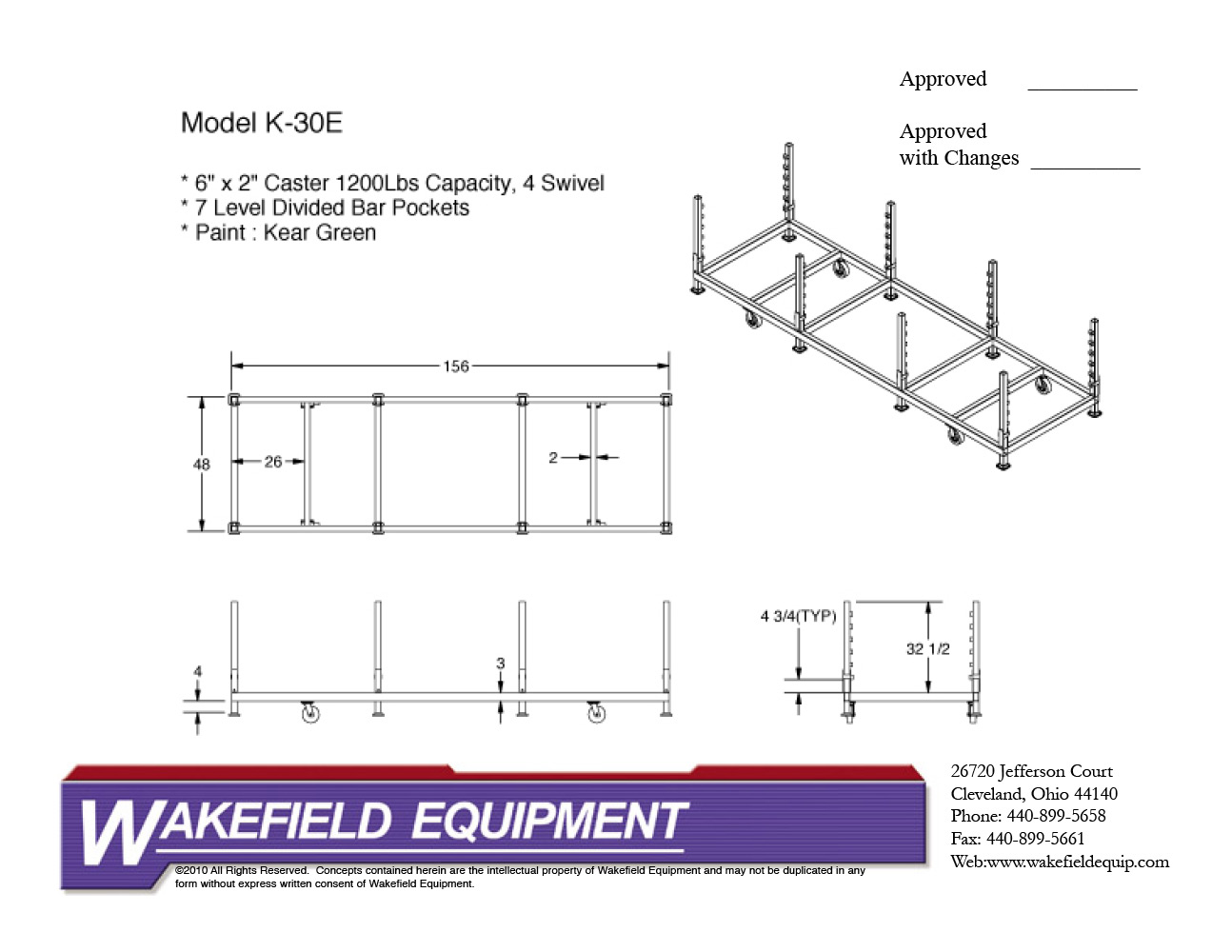 Extruded Cubicle Racking Collapsible Extrusion Shipping Racks - Wakefield Equipment