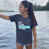 Wakemusters Eat Sleep Wakesurf Repeat Tee