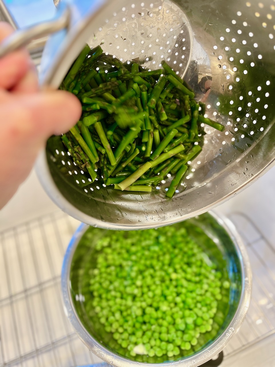 spring green risotto