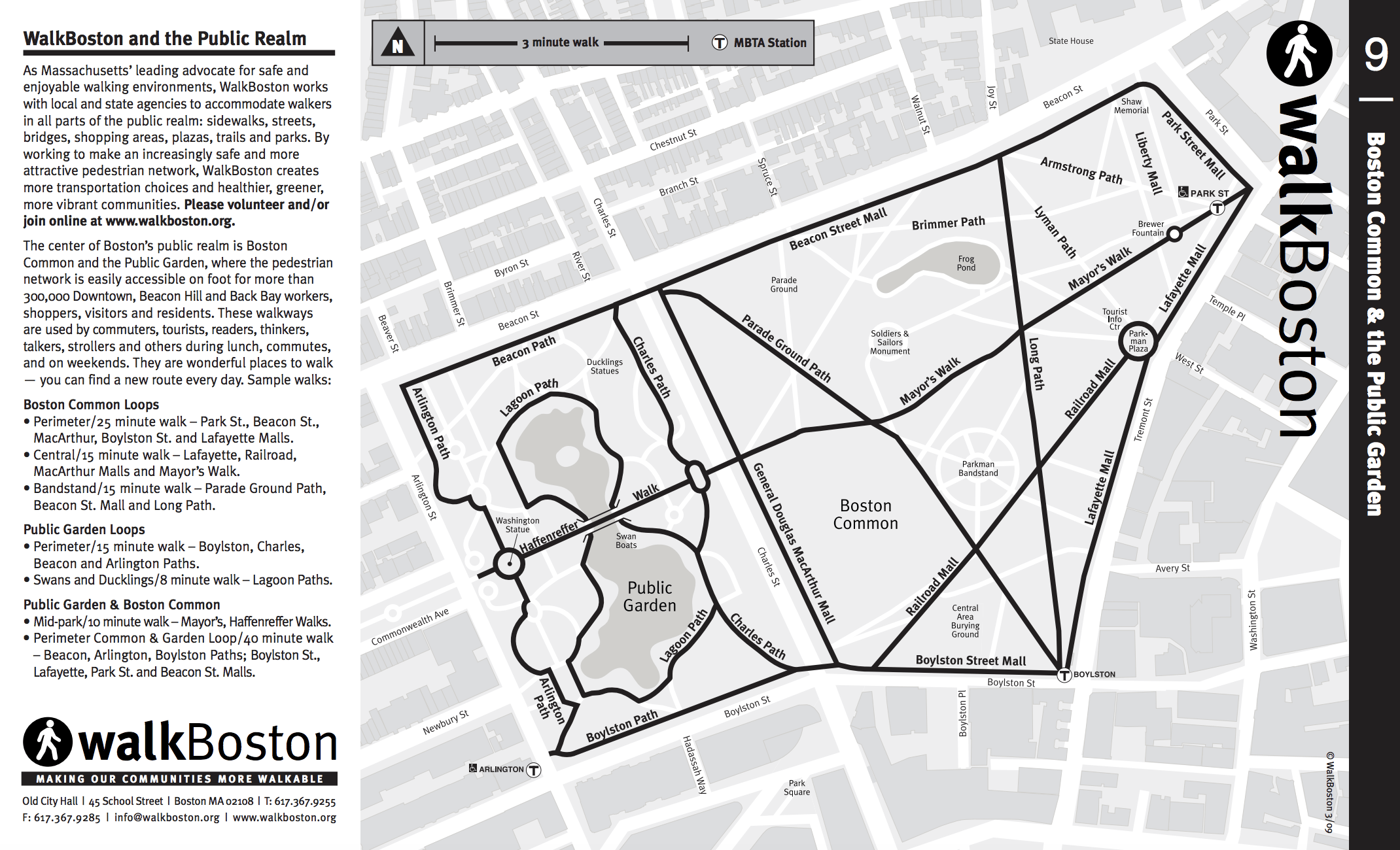 Download the map and take a walking tour concord of the african . Boston Boston Common And Public Garden Map Walkboston