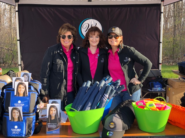 Some of our office staff came out to represent the office at our booth at Billericay Opening Day, 2018! From left to right, Nancy, Colleen and Brooke