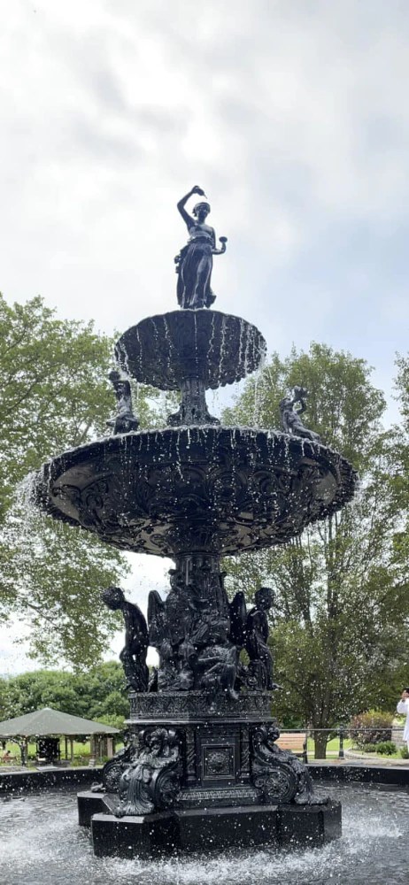 Michigan Vets Home fountain