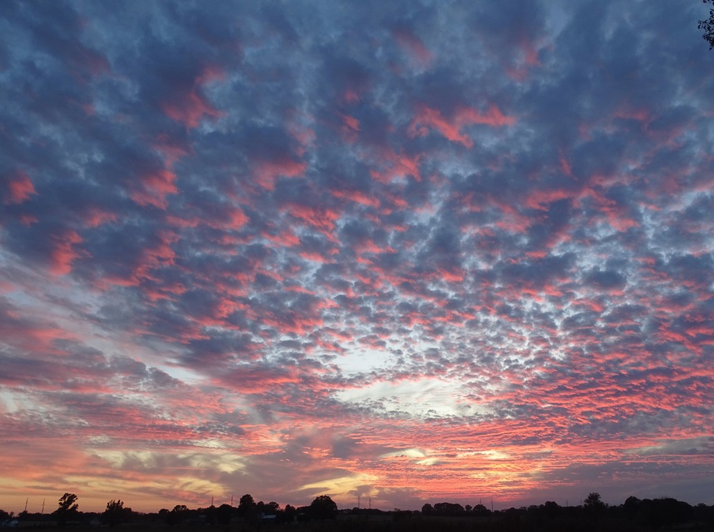 Autumn Sunsets | walking on a country road